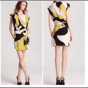 DvF - Deblina Dress in  Sun Placement